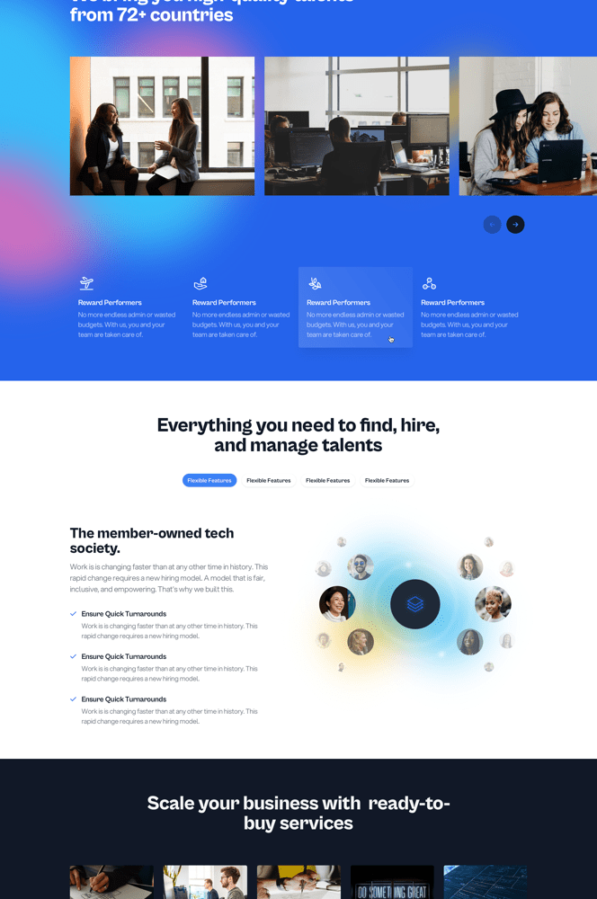 Talent - SaaS & Recruitment Template Thumbnail 02