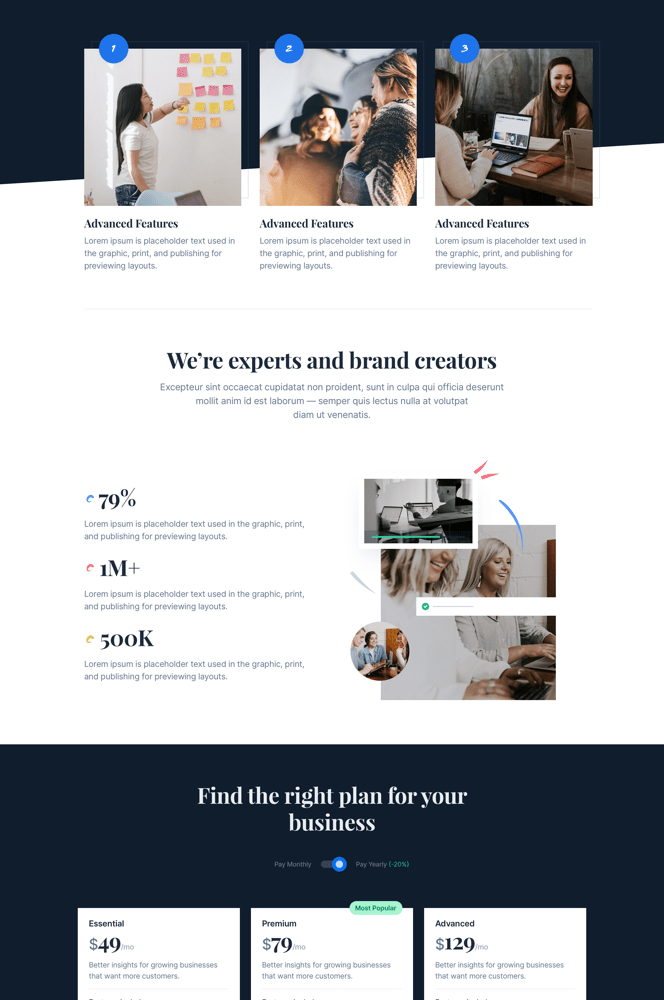 Tidy - Corporate Website Template Thumbnail 02